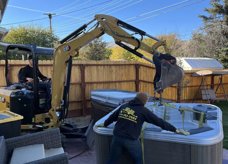 Hot tub removal