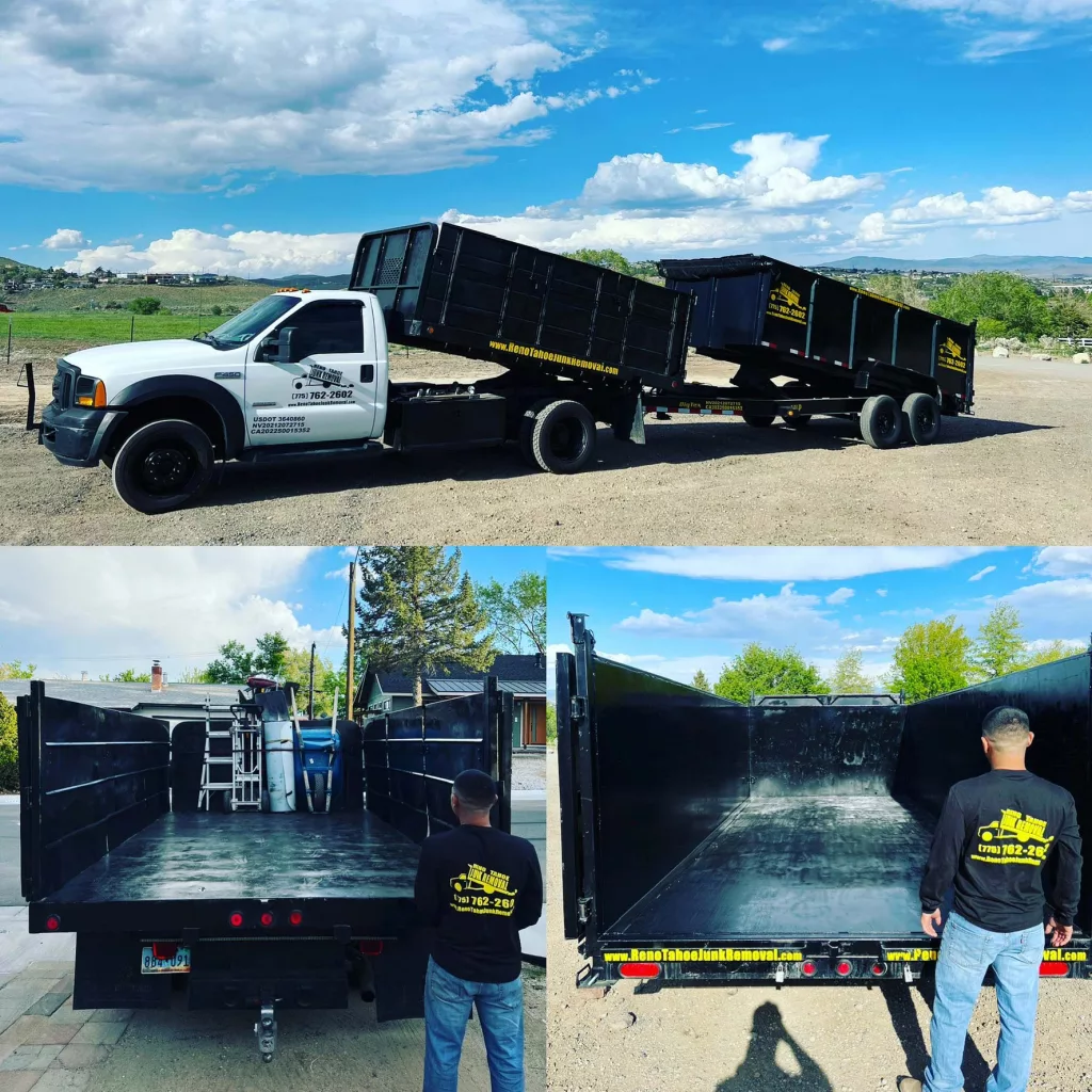 A Bay Area Demo and Hauling truck ready, clean and ready to haul