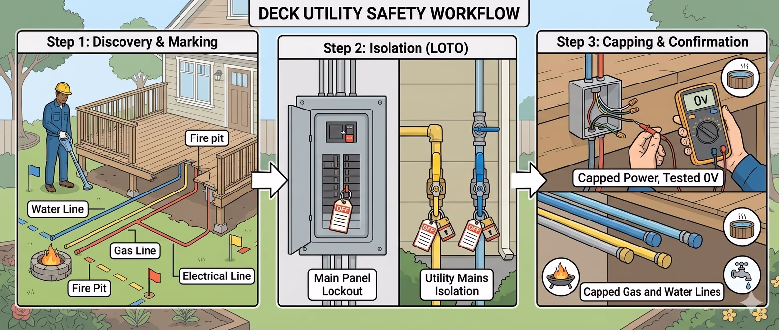 Deck Utility Safety Workflow